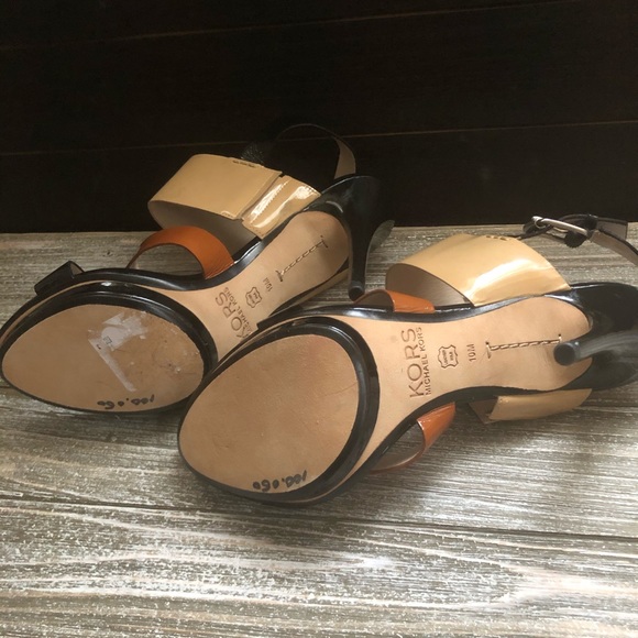 Michael Kors sling back heels size 10US - Picture 5 of 7